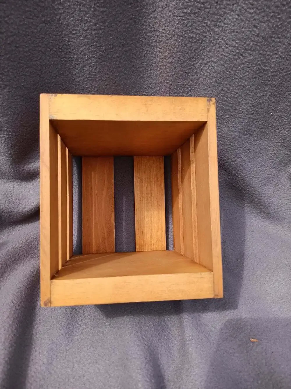 Vintage Goose Welcome Wood Box Tissue Box Holder Homemade Country Cottagecore